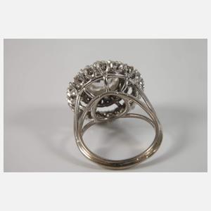 Prächtiger Damenring mit Altschliffdiamant