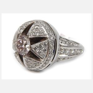 Prächtiger Damenring mit Brillant von 1,2 ct