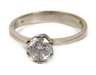Solitärring mit Brillanten von 0,93 ct
