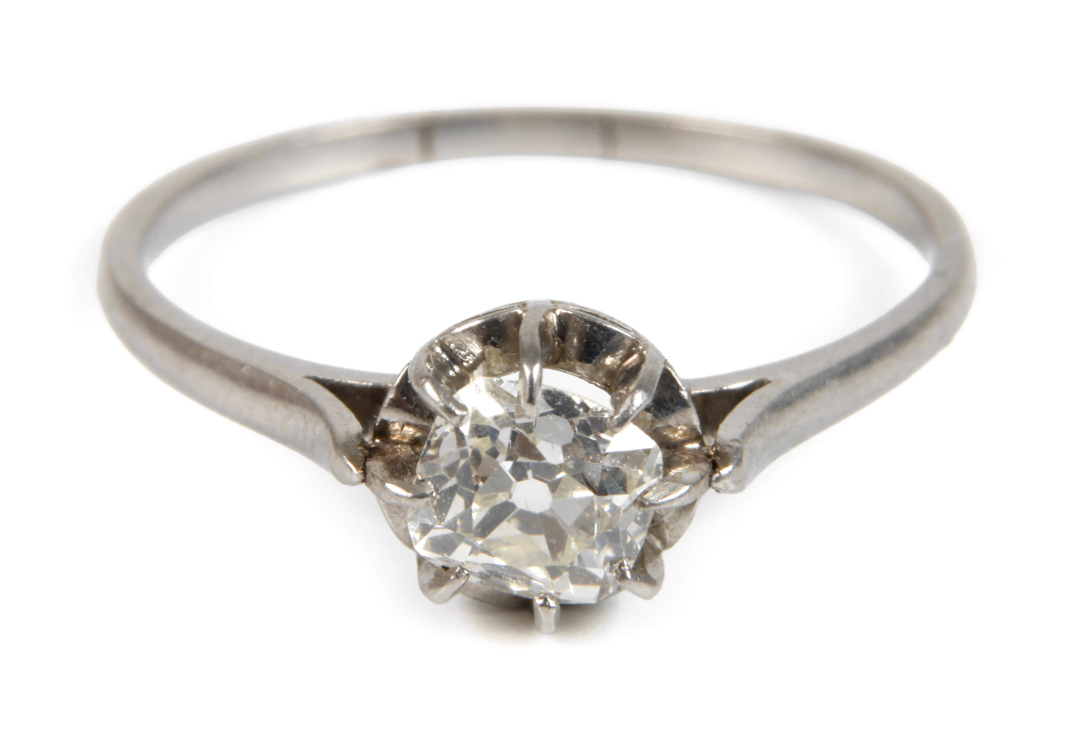 Solitärring mit Diamant