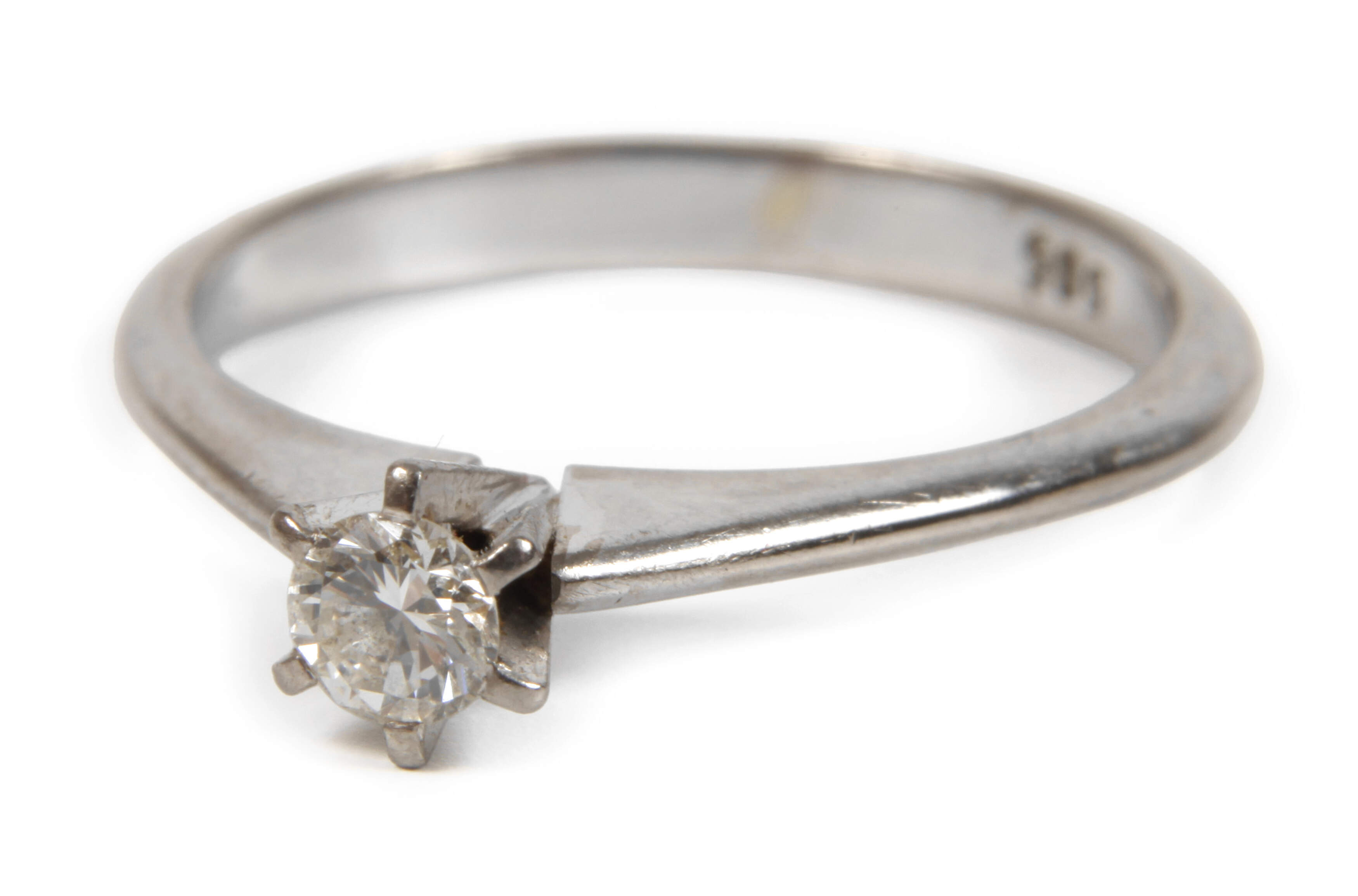 Solitärring mit Brillant