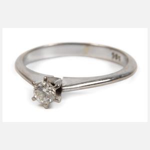 Solitärring mit Brillant