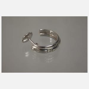 Piaget Paar Creolen mit Brillanten