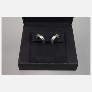 Piaget Paar Creolen mit Brillanten