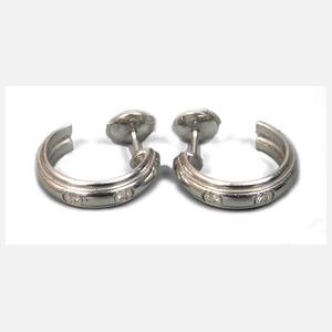 Piaget Paar Creolen mit Brillanten