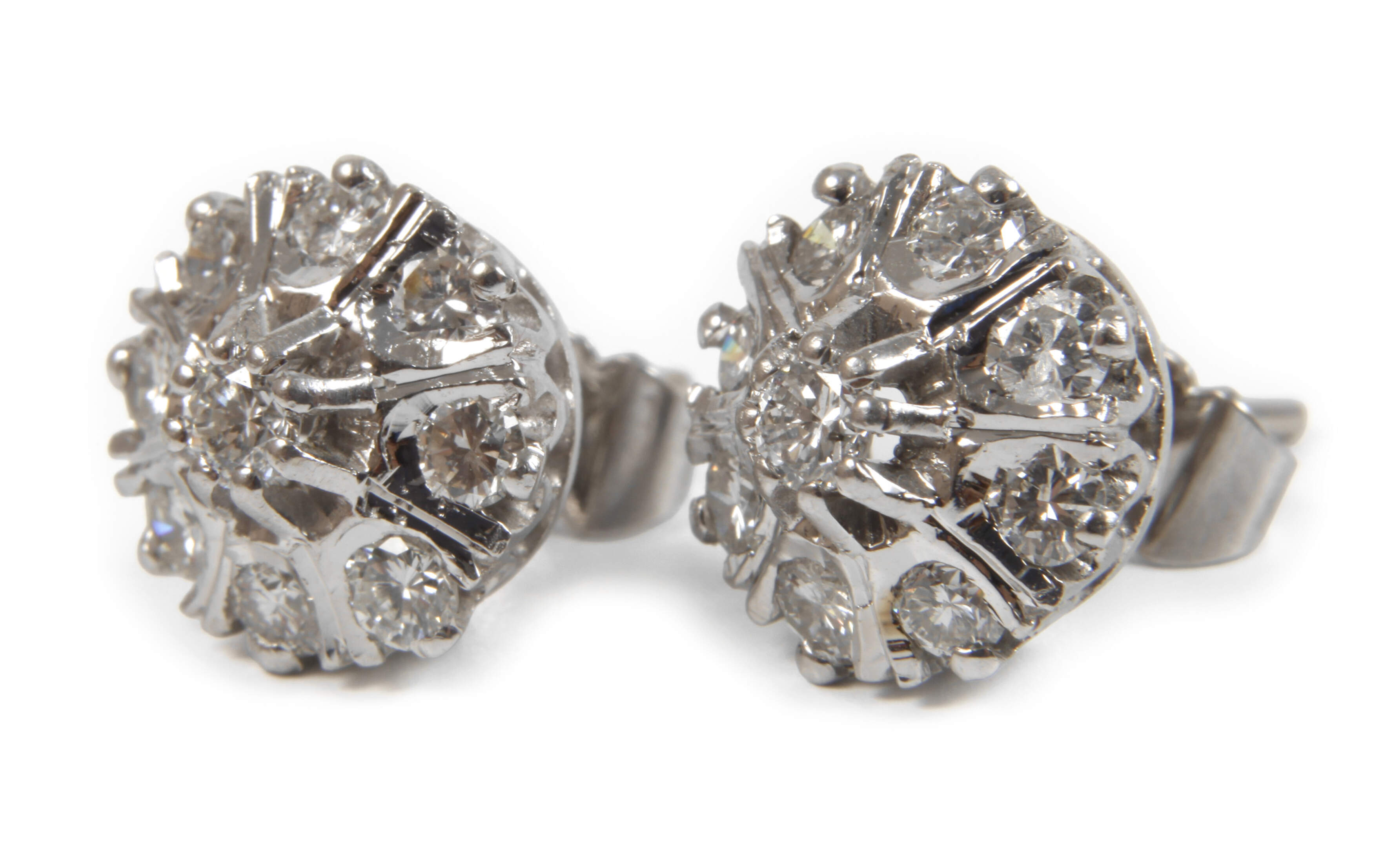 Paar Ohrstecker mit Brillanten