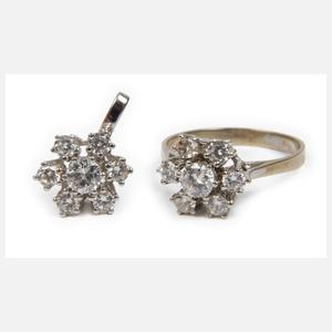 Schmuckset mit Steinbesatz