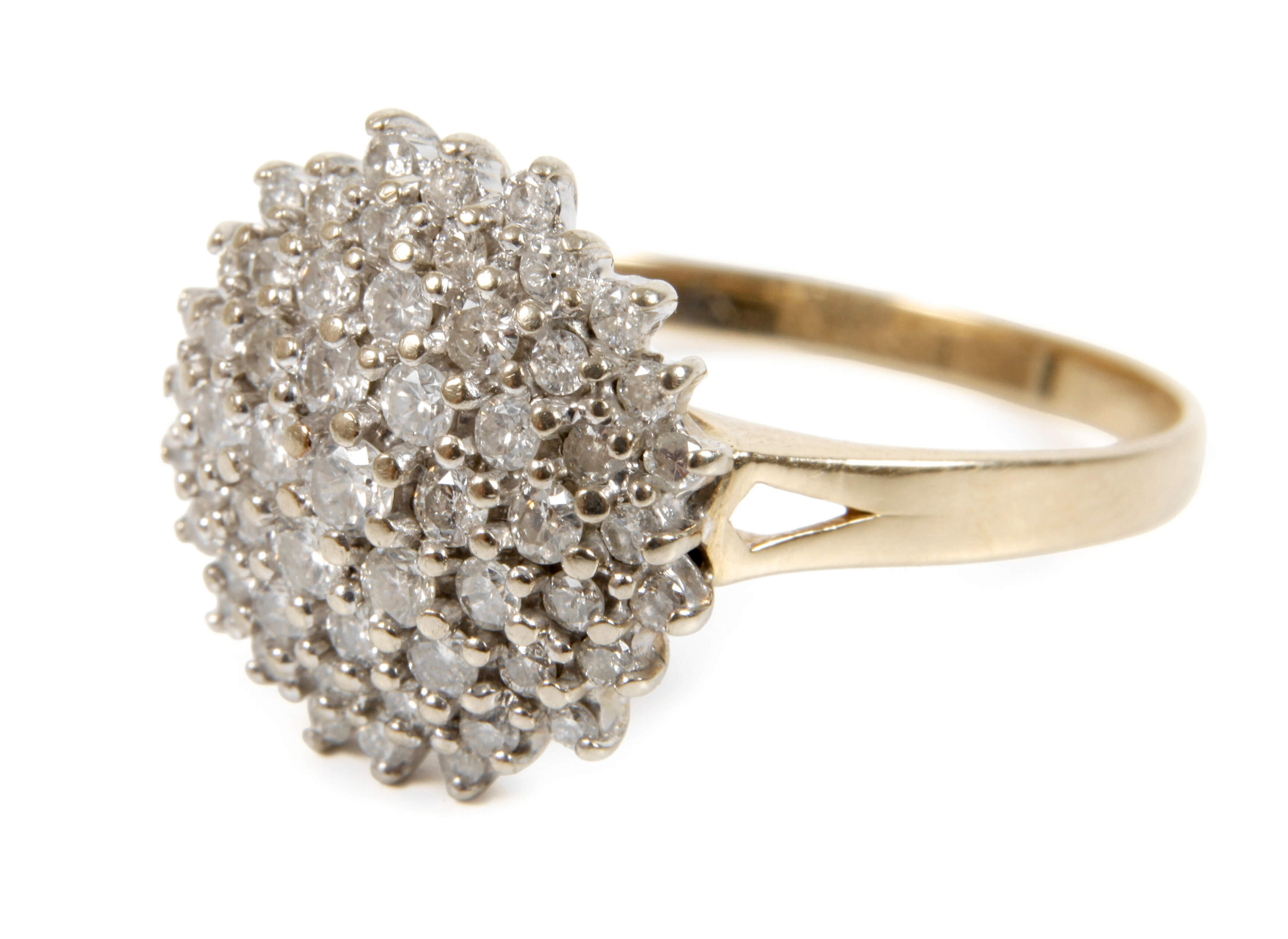 Damenring mit Diamanten