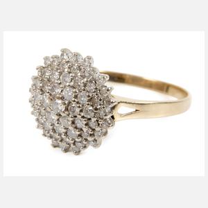 Damenring mit Diamanten