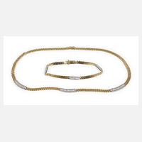 Kette und Armband mit Brillanten111