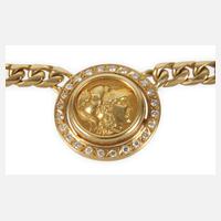Massives Collier mit Brillanten111