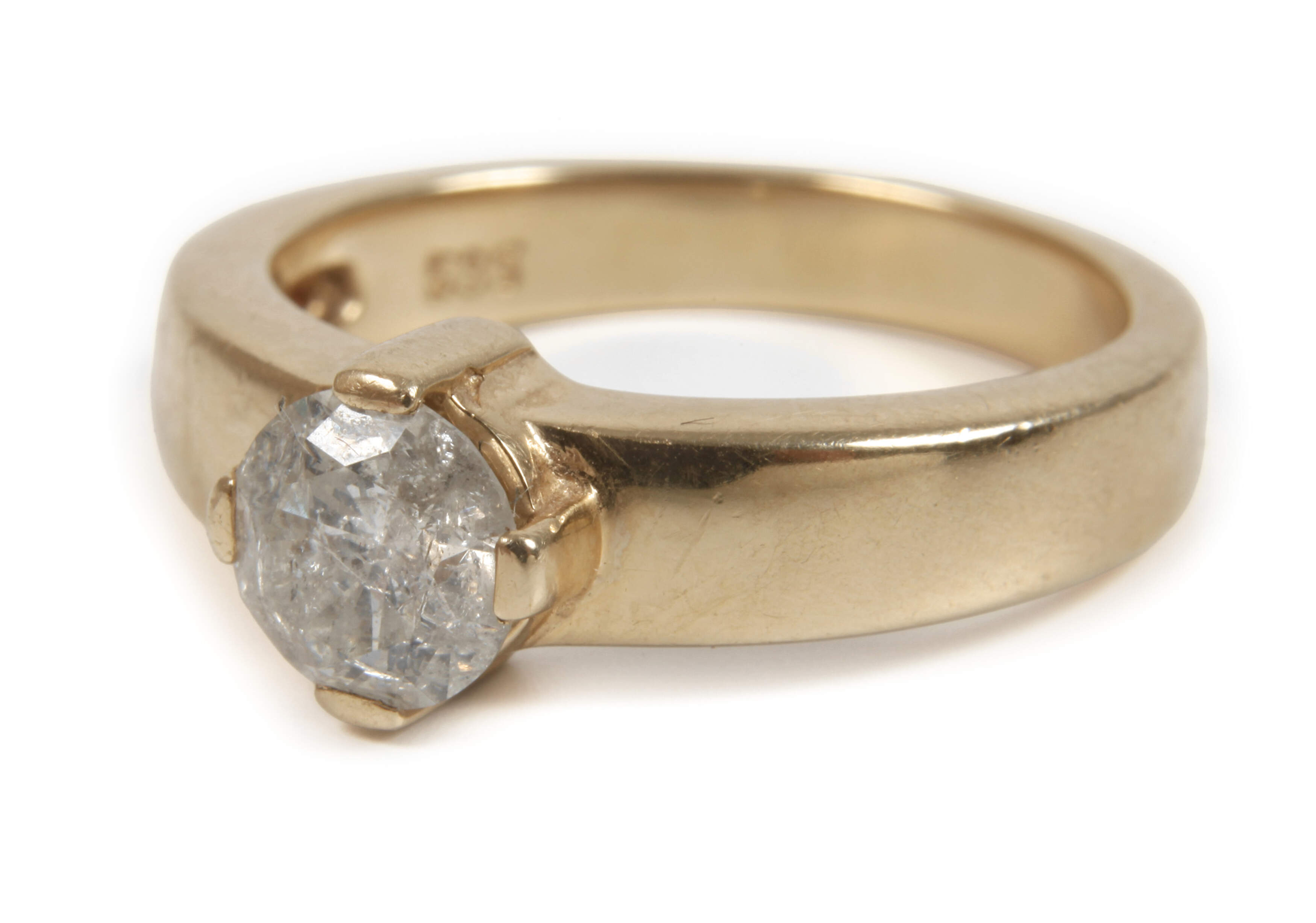 Solitärring mit Brillant