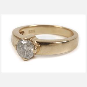 Solitärring mit Brillant