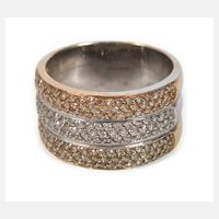 Bandring Bicolor mit Diamantbesatz111