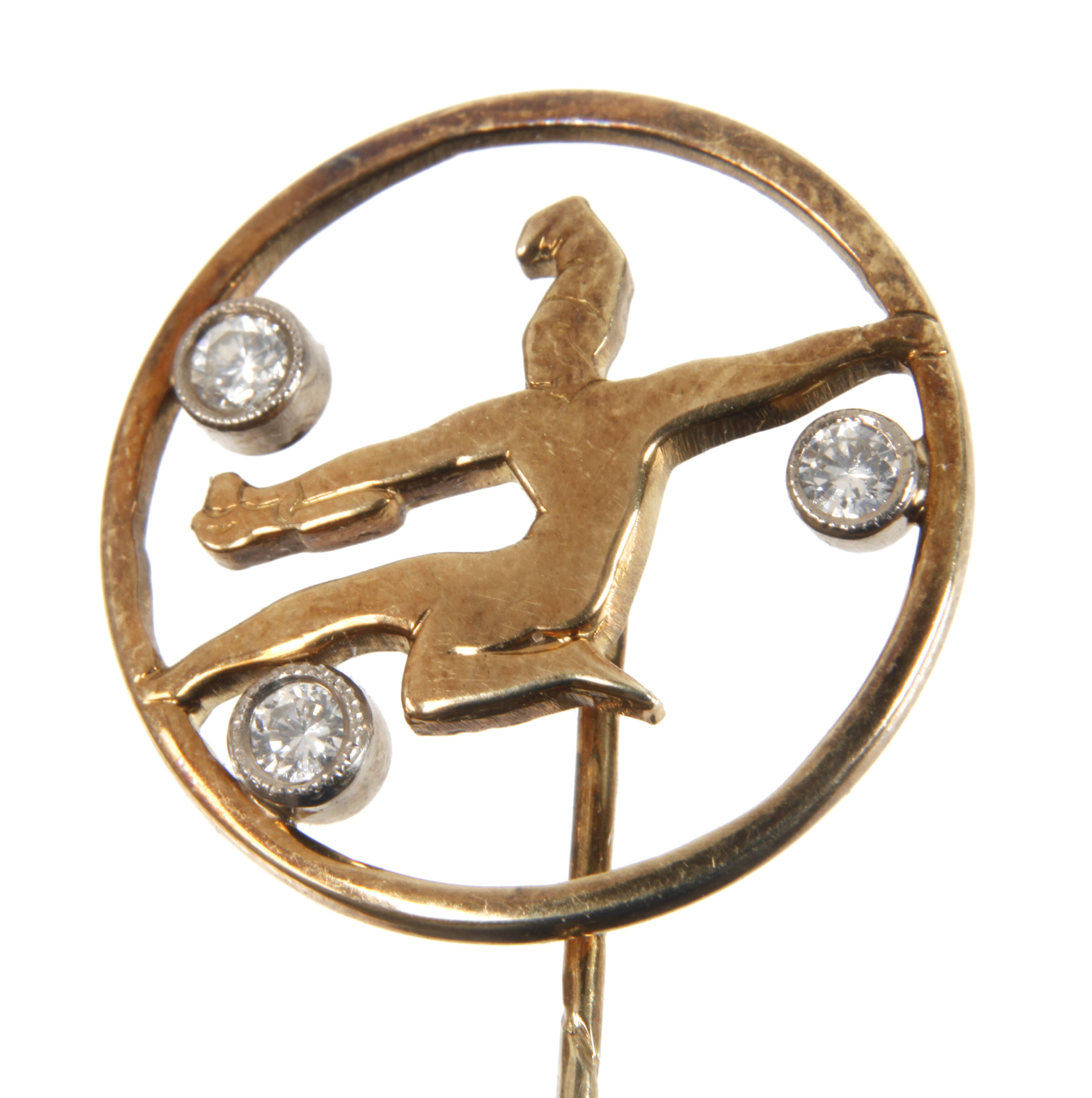 Vorwerk-Ehrennadel mit Brillanten