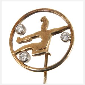 Vorwerk-Ehrennadel mit Brillanten