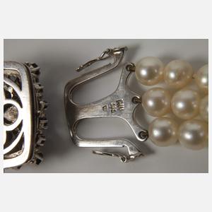 Mehrreihiges Perlencollier