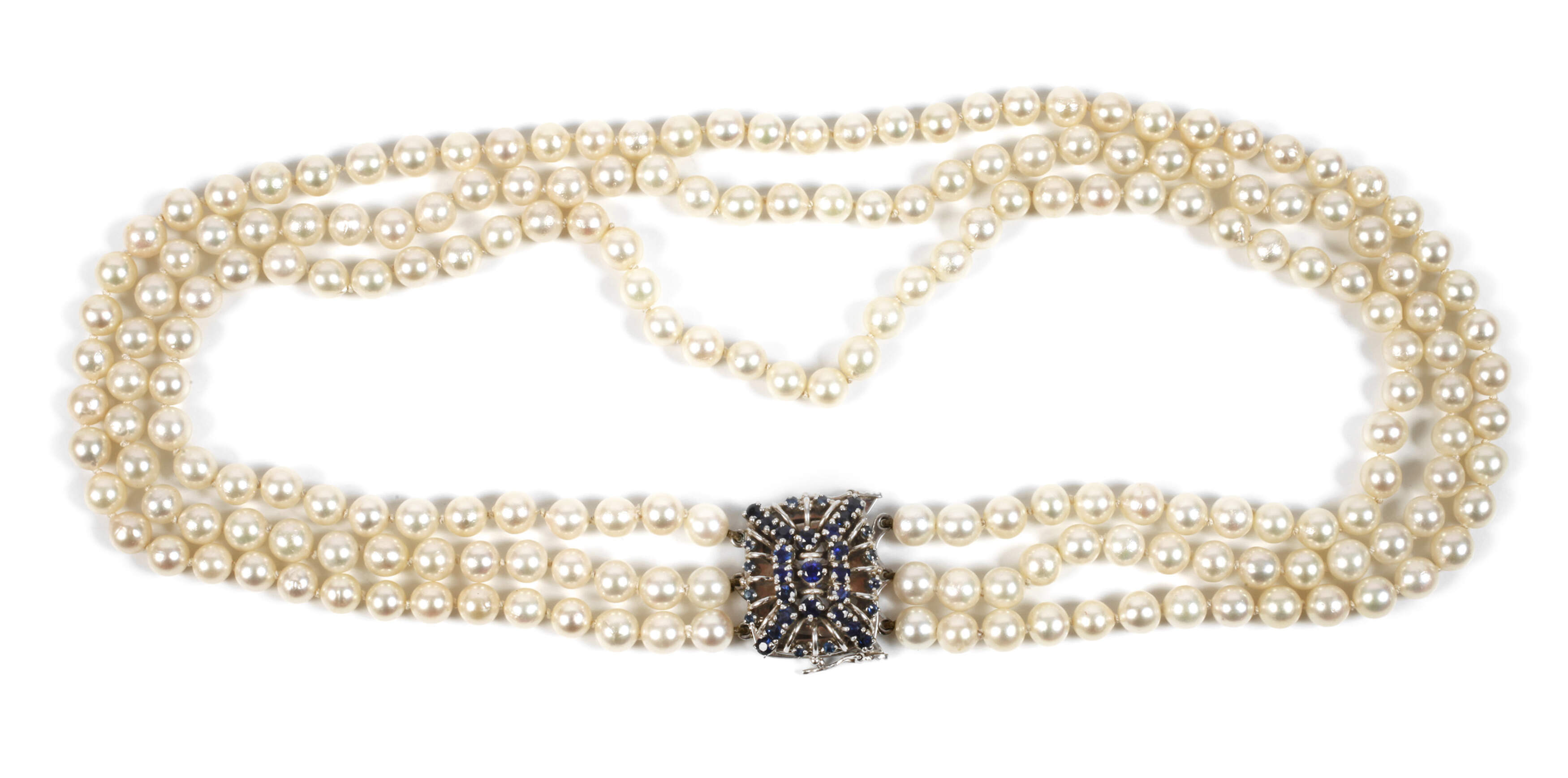Mehrreihiges Perlencollier
