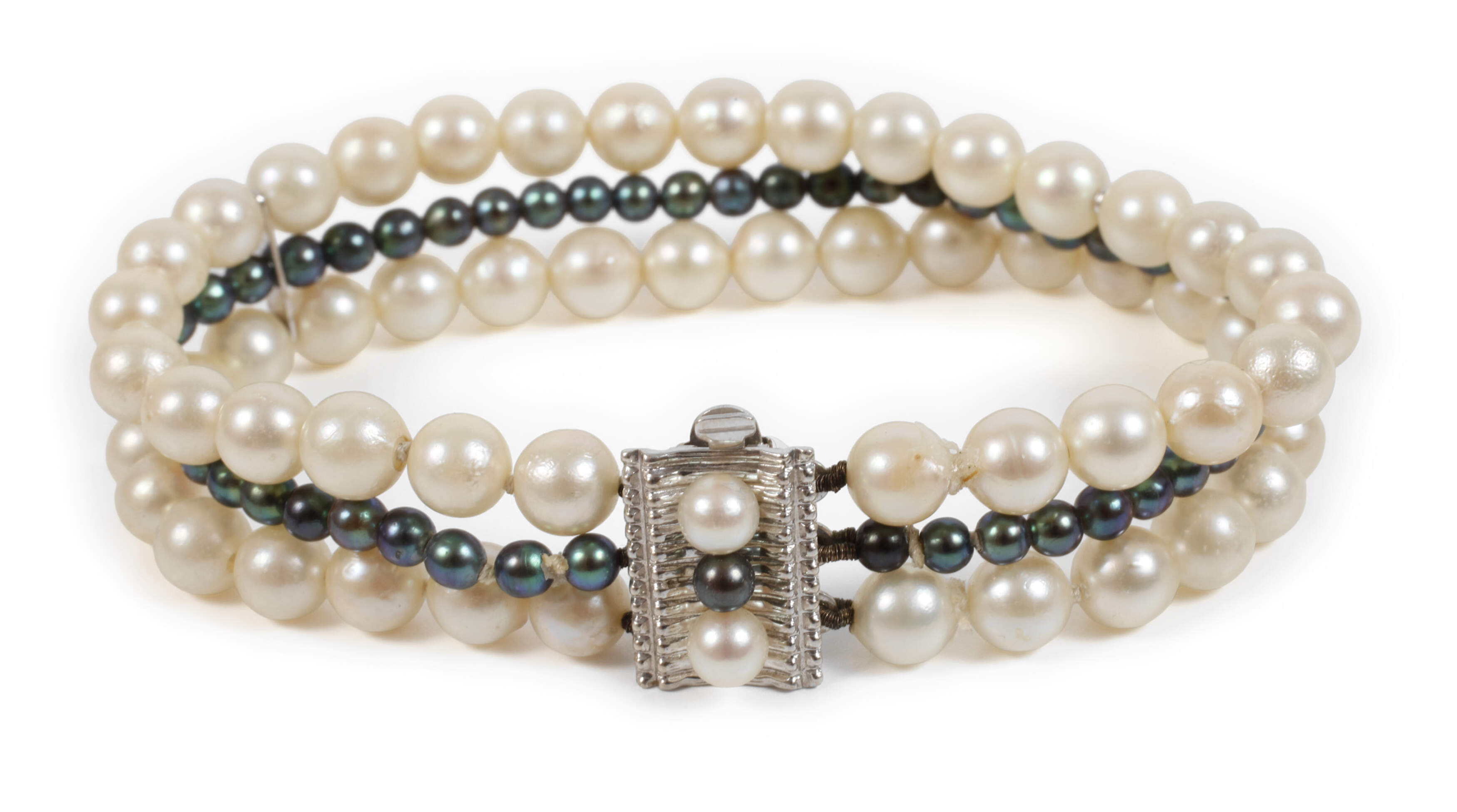 Mehrreihiges Perlenarmband