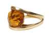 Moderner Damenring mit Citrin