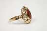 Damenring mit Citrin