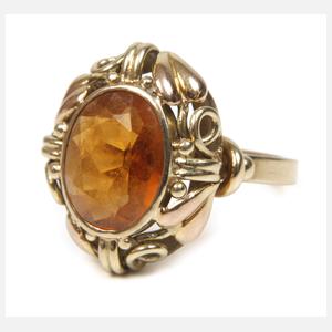 Damenring mit Citrin