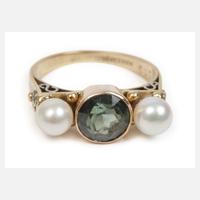 Damenring mit Perlen111