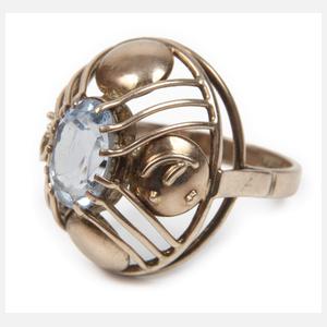 Damenring mit Steinbesatz