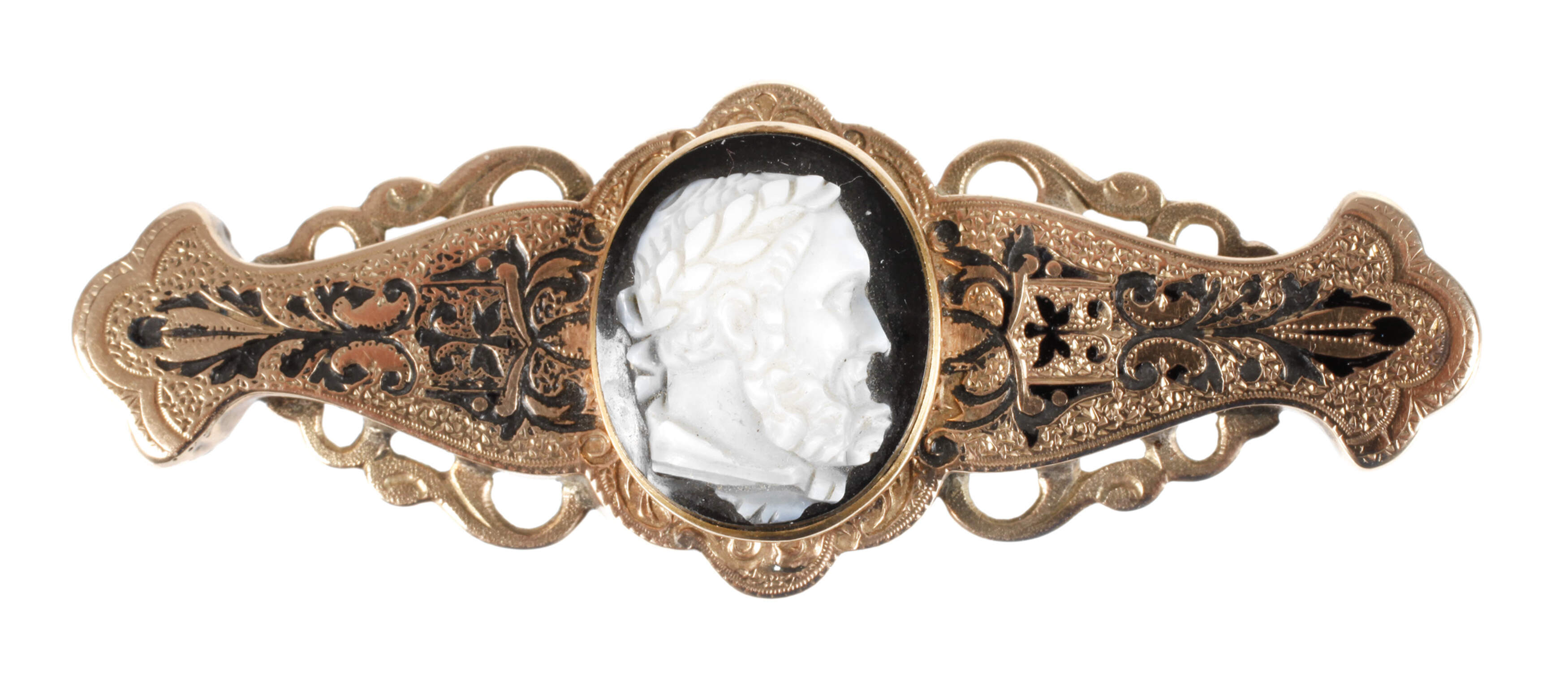 Herrenbrosche Biedermeier