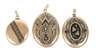 Drei Medaillonanhänger