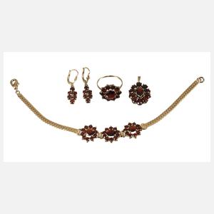 Konvolut Granatschmuck