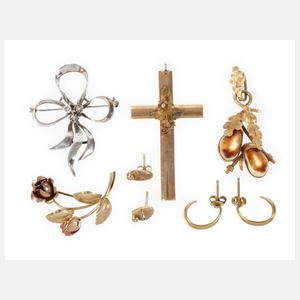 Konvolut Goldschmuck