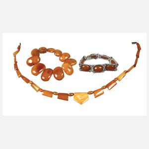 Konvolut Bernsteinschmuck