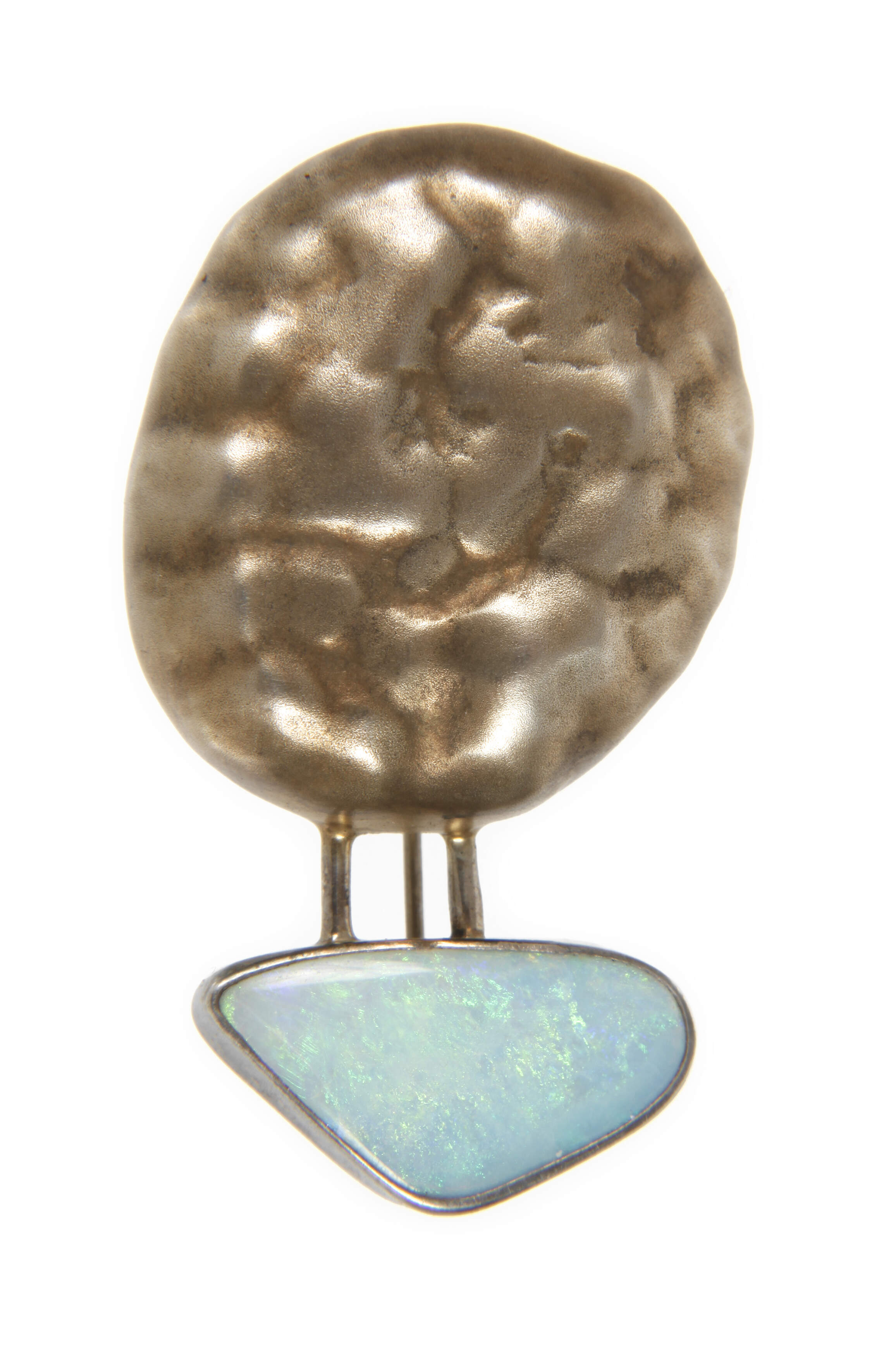 Designbrosche mit Edelopal