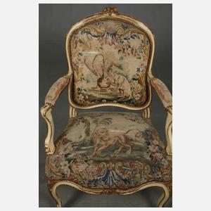 Sechs Fauteuils à la Reine Louis-XV.