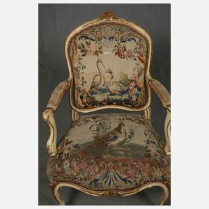 Sechs Fauteuils à la Reine Louis-XV.