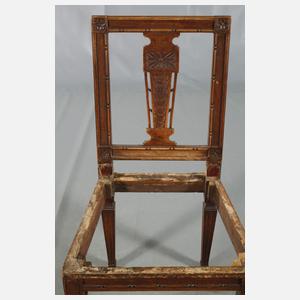 Vier Stühle Louis-Seize