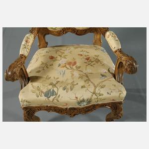 Paar Rokoko-Sessel
