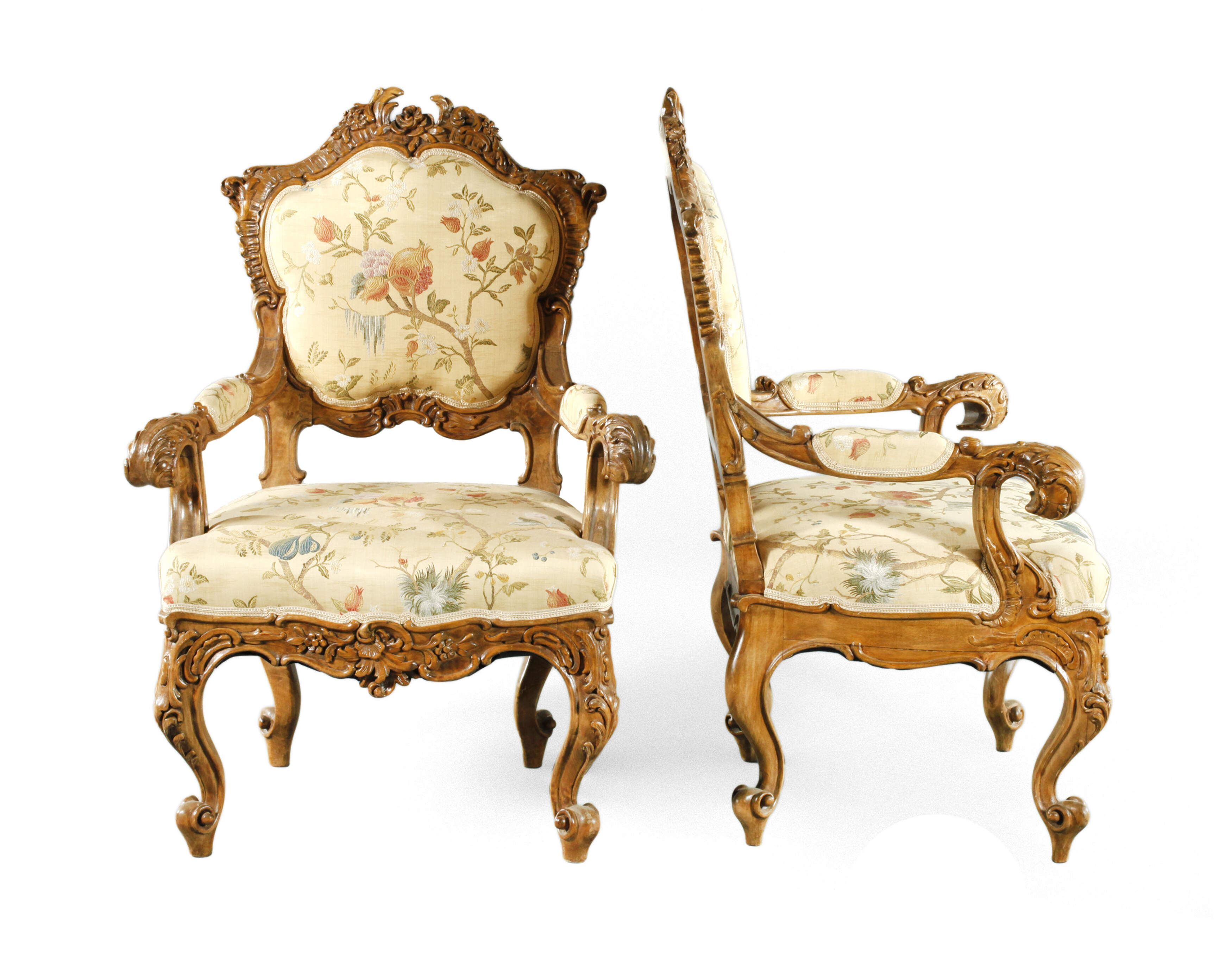 Paar Rokoko-Sessel