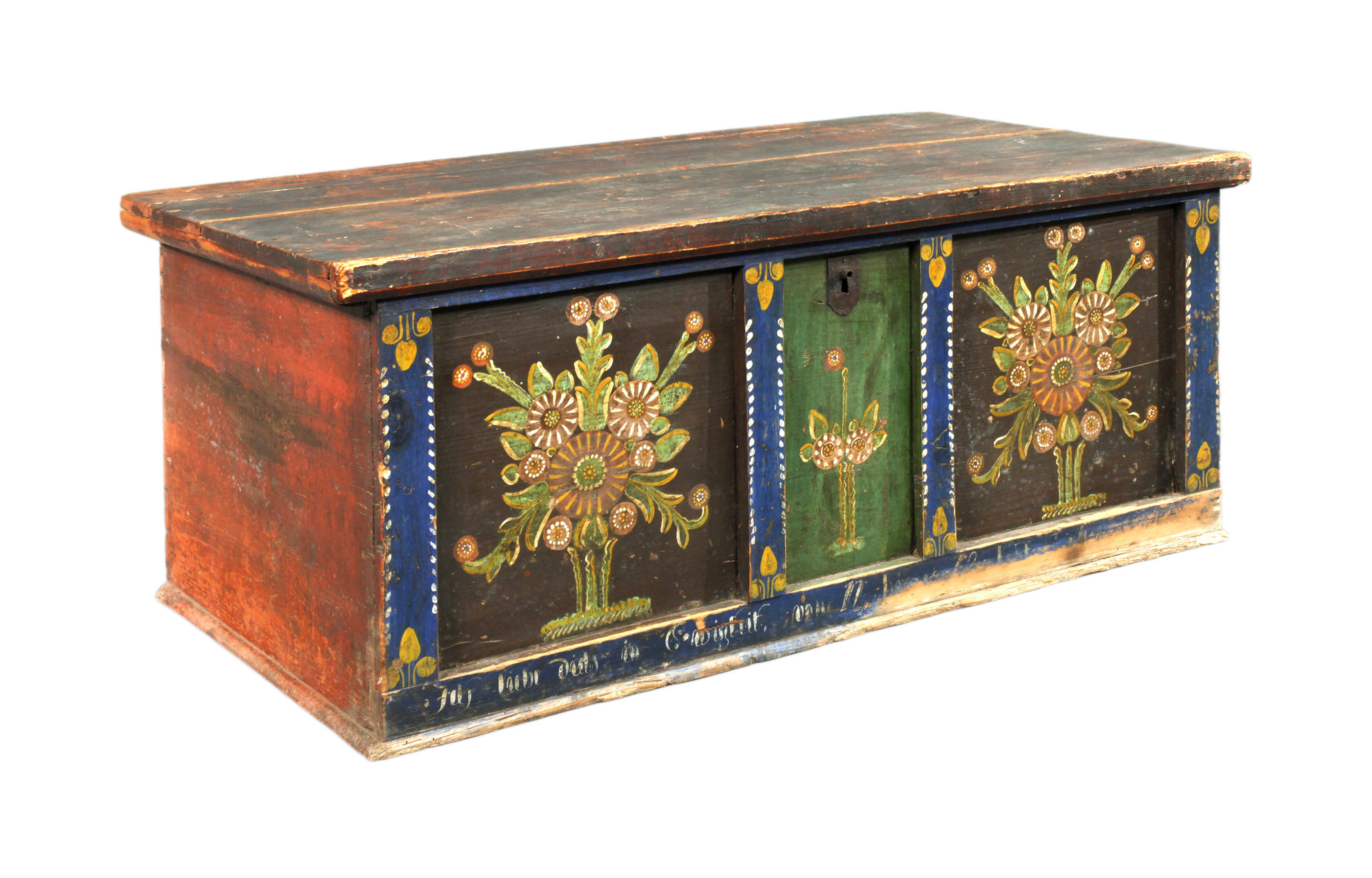 Bemalte Bauerntruhe