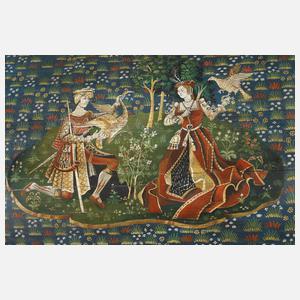 Außergewöhnliche Runddeckeltruhe