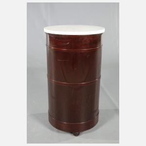 Paar klassizistische Trommelschränkchen