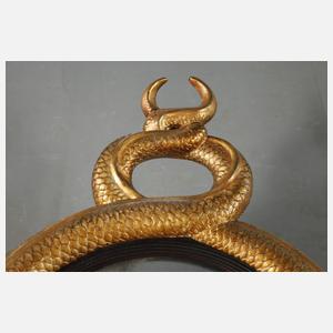 Regency Wandspiegel mit Delphinen