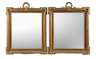Paar klassizistische Wandspiegel