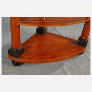 Eck-Etagere im Biedermeierstil