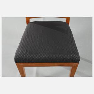 Satz von vier Biedermeierstühlen