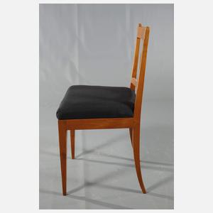 Satz von vier Biedermeierstühlen