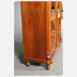 Jagdlicher Vitrinenschrank