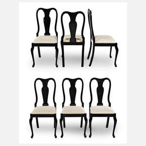 Sechs Stühle Neobarock