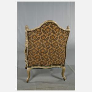 Ohrenbackensessel im Louis XV.-Stil